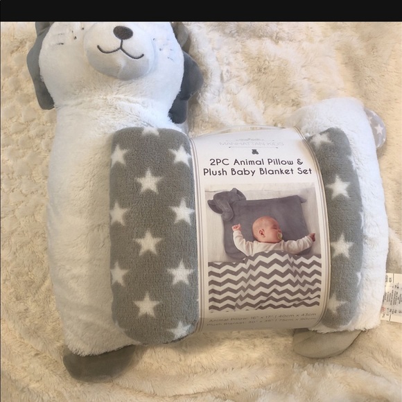 animal pillow with blanket